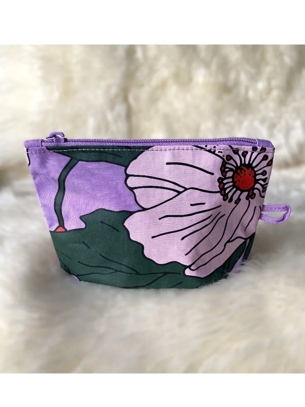 NWOT Baggu Go Pouch Small - Pink Poppy